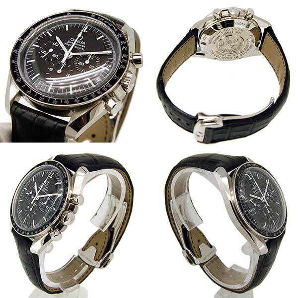 新品)OMEGA オメガ スピードマスター プロフェッショナル レザー