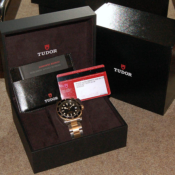 チューダー(チュードル) TUDOR ヘリテージ ブラックベイ コンビ