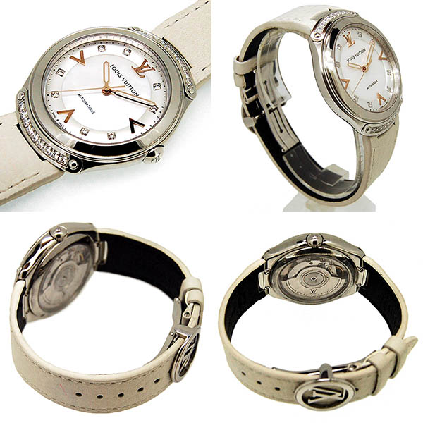 ルイヴィトン LOUIS VUITTON フィフティファイブ Q6G30 ダイヤ シェル