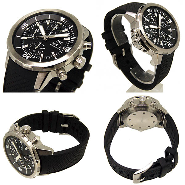 IWC アクアタイマー クロノグラフ IW376803 ブラック ラバー