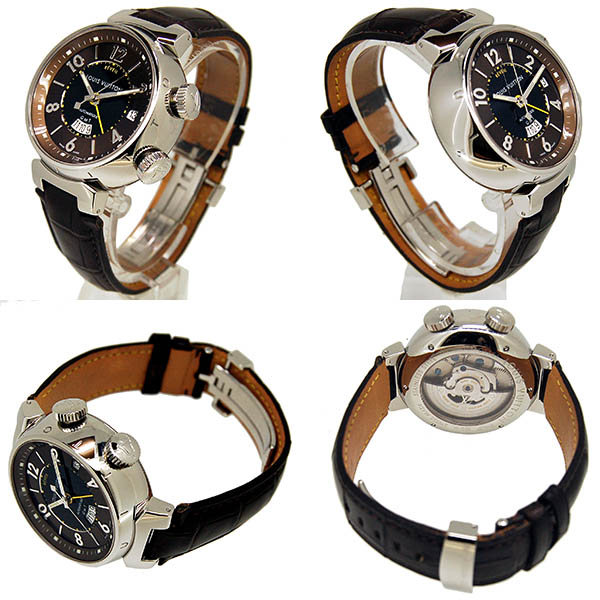 ルイヴィトン LOUIS VUITTON タンブールGMT レヴェイユ Q1151