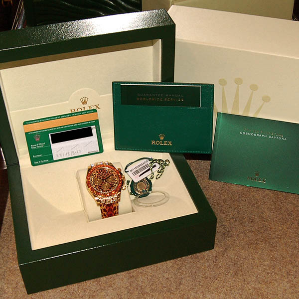 ロレックス ROLEX デイトナ レパード 116598SACO K18YG V番 未使用品