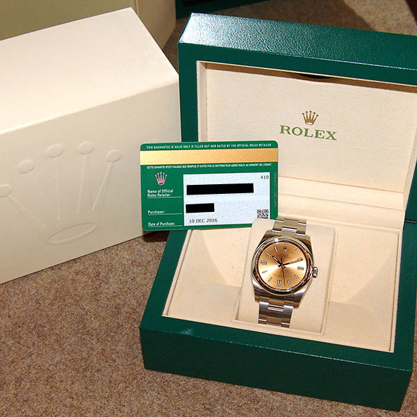 ロレックス ROLEX オイスターパーペチュアル 116000 ホワイト