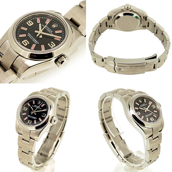 ロレックス ROLEX オイスターパーペチュアル Ref.176200 ピンクバー