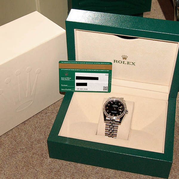 ロレックス ROLEX デイトジャスト Ref.116244G ダイヤモンド