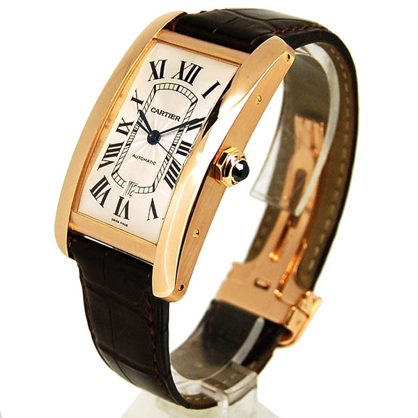 カルティエ CARTIER タンクアメリカンXL W2609856 K18PG 自動巻 USED 中古