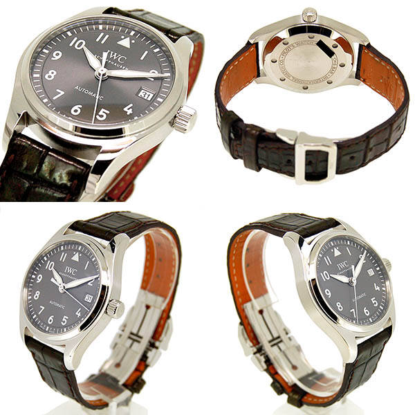 IWC　パイロットウォッチ　オートマティック　36　IW324001　グレー　USED　中古