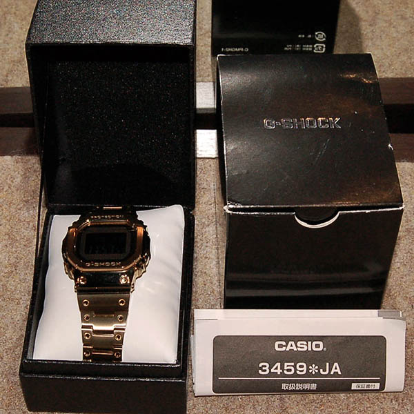 カシオ CASIO Gショック GMW-B5000GD-9JF ゴールド SS USED 中古