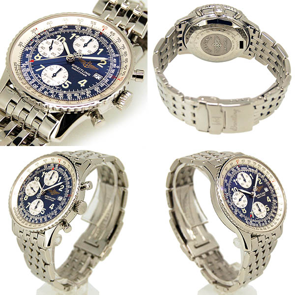 ブライトリング Breitling オールドナビタイマー A13022 ブルー 41mm Used 中古 Zetton ゼットン