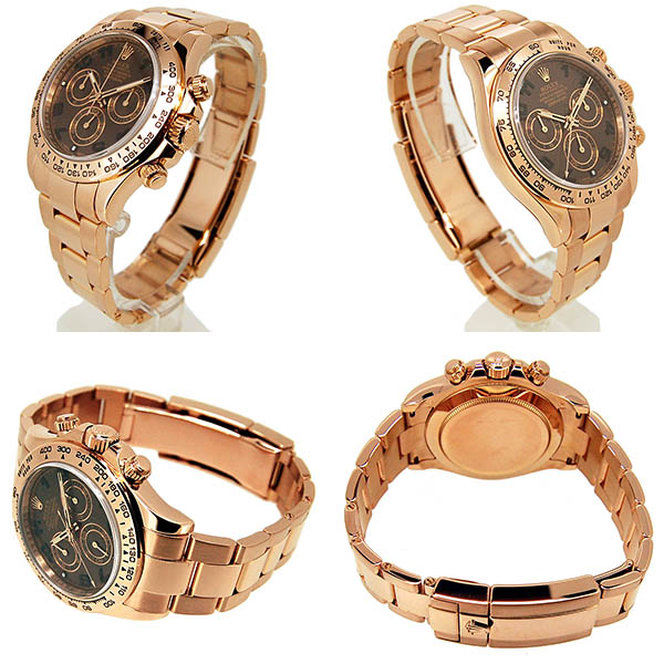 ロレックス Rolex デイトナ Ref エバーローズゴールド チョコレートブラウン ランダム番 Used 中古 Zetton ゼットン