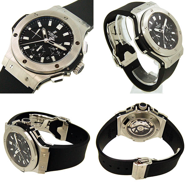 ウブロ　HUBLOT　ビッグバンエボリューション　301.SX.1170.RX　ラバーベルト　44mm　SS　ブラック　USED　中古