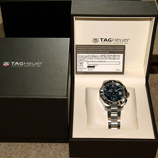 タグホイヤー TAG HEUER アクアレーサー クロノグラフ CAY2112.BA0927 