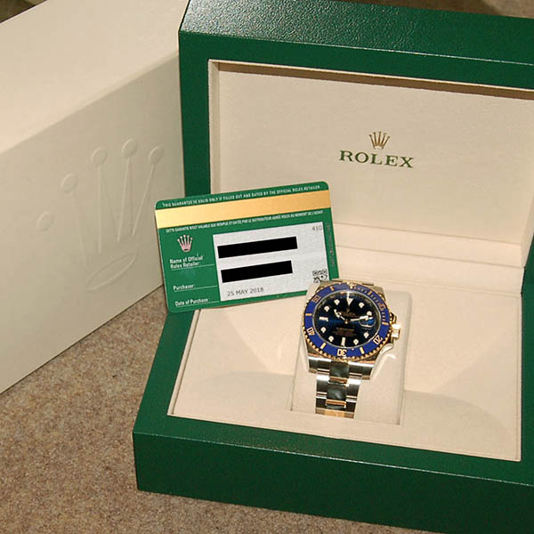 ロレックス ROLEX サブマリーナ コンビ Ref.116613LB ブルー SS×YG