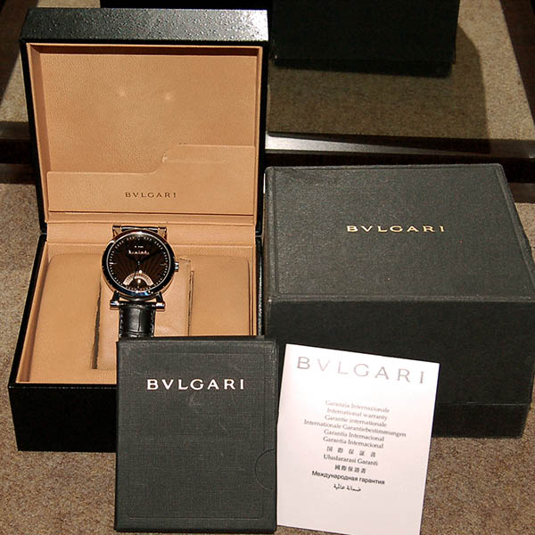 ブルガリ BVLGARI ソティリオ ブルガリ SB42BSLDR ブラック SS