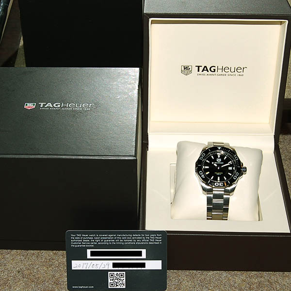 タグホイヤー TAG HEUER アクアレーサー WAY111A.BA0928 41mm ブラック