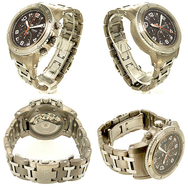 エルメス HERMES クリッパークロノ メカニカルダイバー CP2.941.435