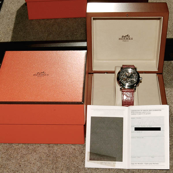 エルメス HERMES セザム スケルトン SM1.710 35mm USED 中古