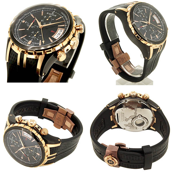 エドックス EDOX グランドオーシャン クロノグラフ 01201-357RN