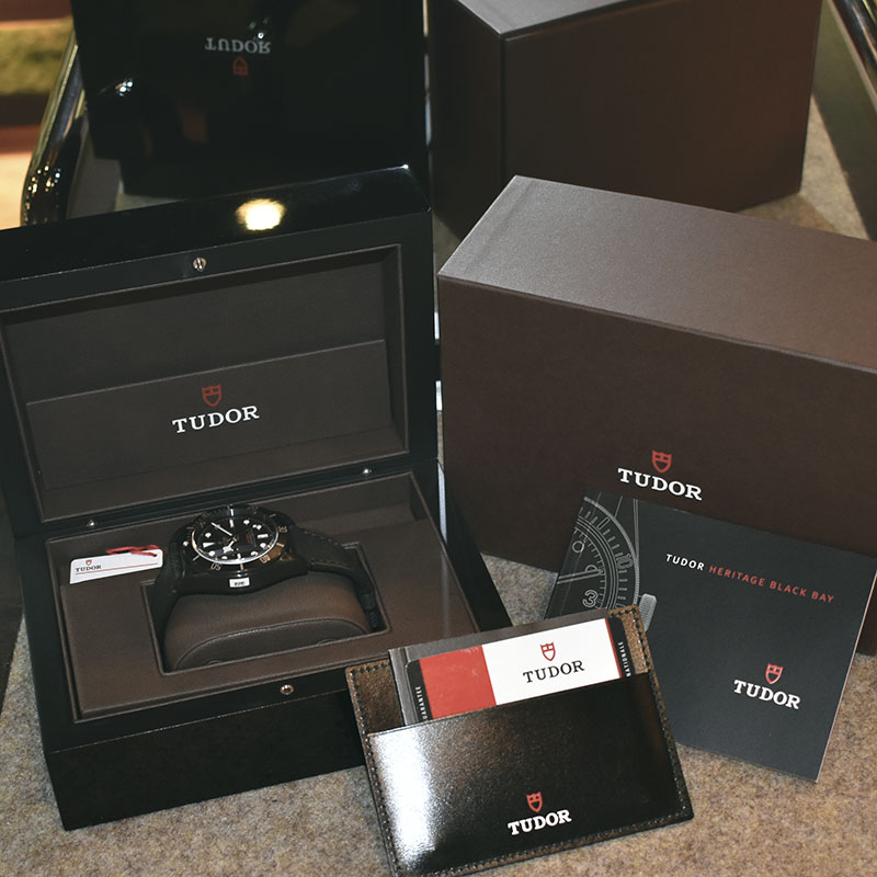 チュードル TUDOR 79230B ヘリテージ ブラックベイ 良品箱・保証書 チューダー(チュードル) TUDOR ヘリテージ ブラックベイ ダーク
