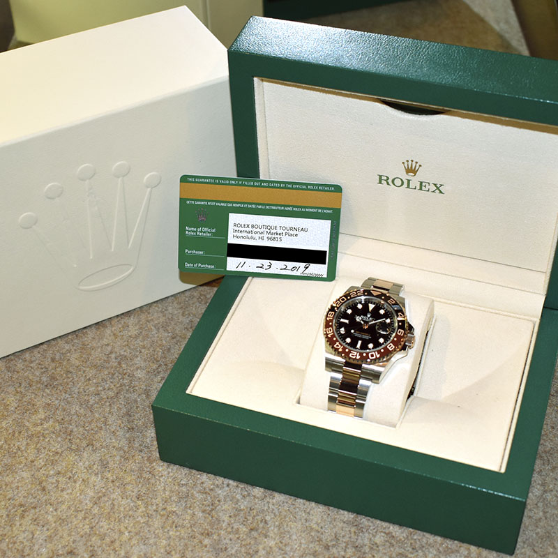 ロレックス ROLEX GMTマスター2 126711CHNR ブラウン/ブラックベゼル