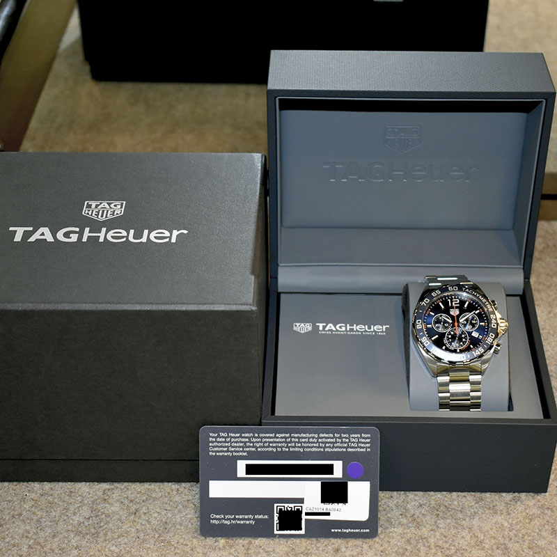タグホイヤー TAG HEUER フォーミュラ1 クロノグラフ CAZ1014.BA0842