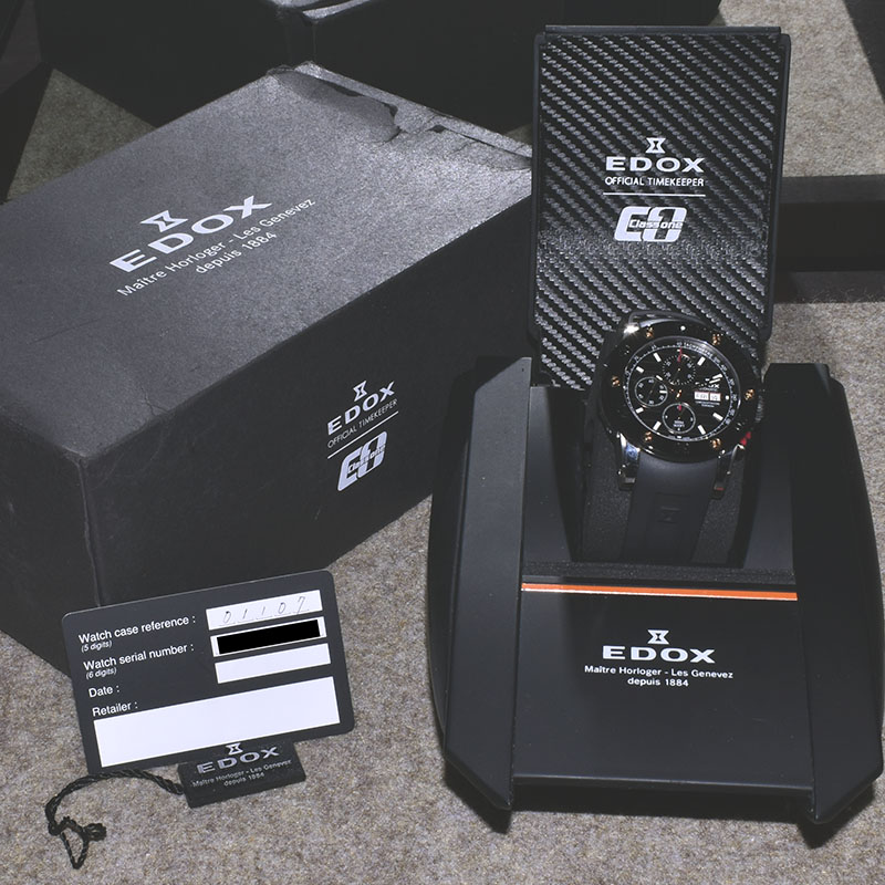 楽天市場】☆内箱付き【EDOX】エドックス クラスワン クロノ