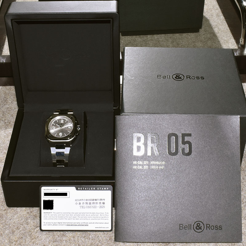 ☆美品 ★内箱・保証書付き【Bell＆Ross】ベル＆ロス ダイバー デイト BR03-92 自動巻き メンズ_740679