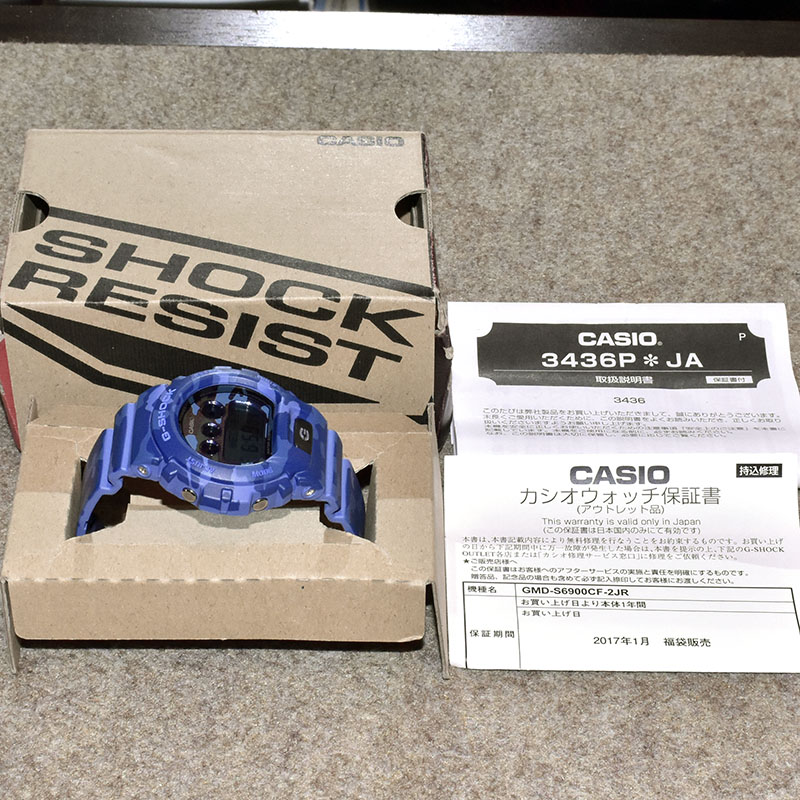 Near Mint] Casio G-Shock S6900CF Digital Watch Blue
