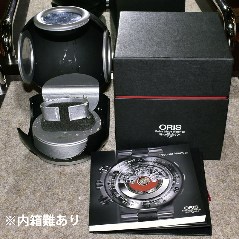 オリス 腕時計 プロダイバー 733-7646-7154MB ブラック×チタン