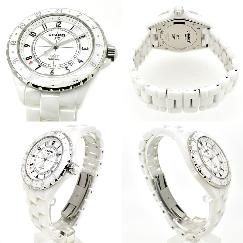 シャネル CHANEL J12 GMT H2126 ホワイトセラミック 自動巻 42mm