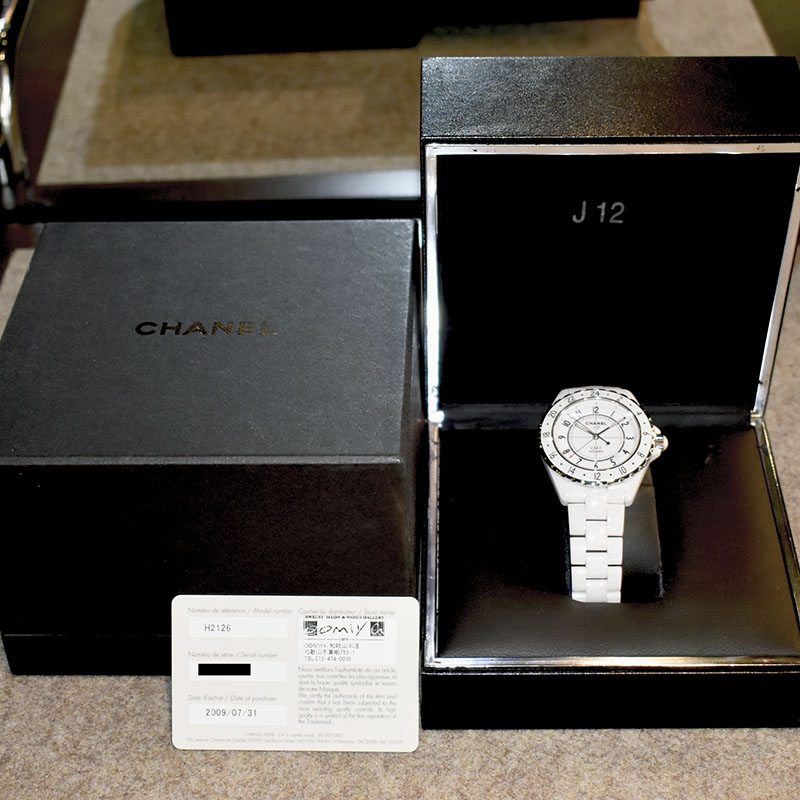 CHANEL - 【本物保証】 超美品 シャネル CHANEL J12 GMT メンズ