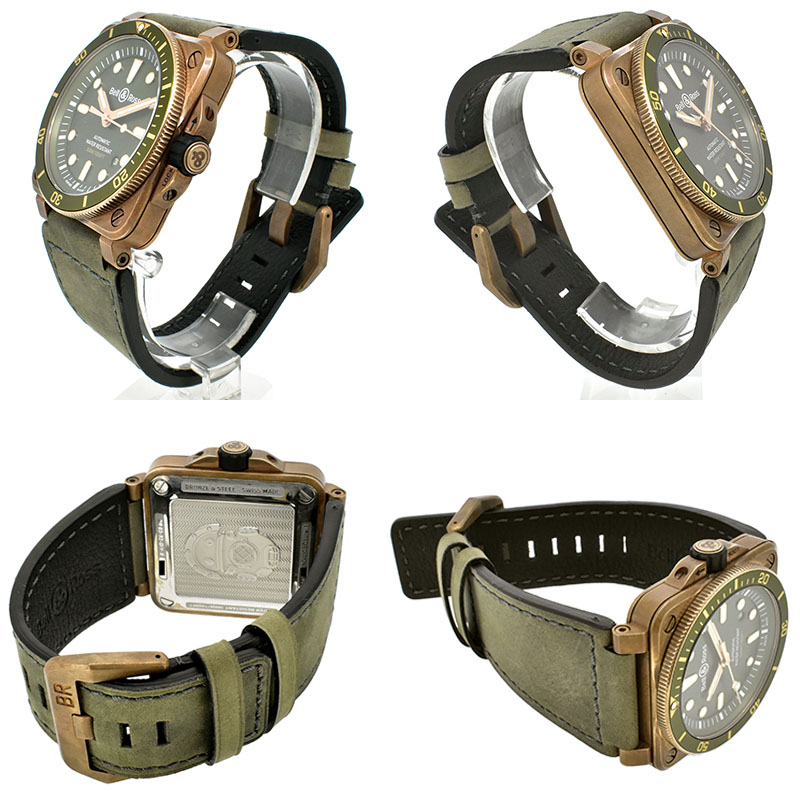 ベル ロス Bell Ross Br0392 D G Br Sca Br03 92 ダイバー ブロンズ 42mm 世界999本限定 Used 中古 Zetton ゼットン