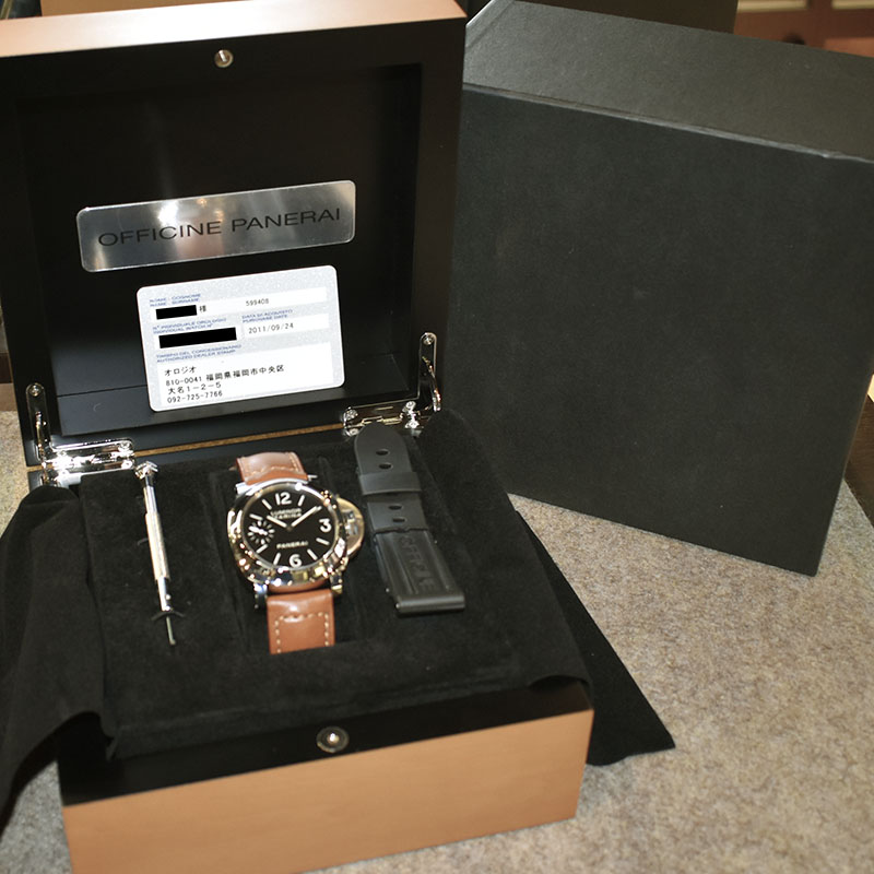 パネライ PANERAI ルミノールマリーナ PAM00111 手巻き 44mm 革ベルト