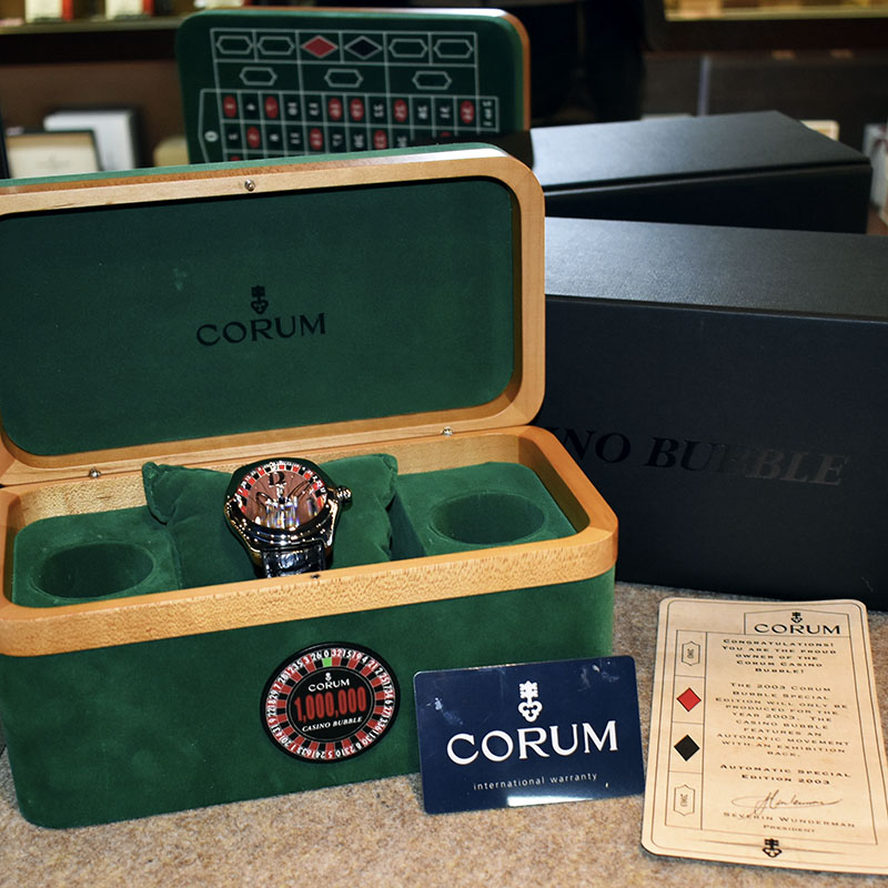 コルム CORUM バブル カジノロワイヤル 082.150.20 45mm USED 中古