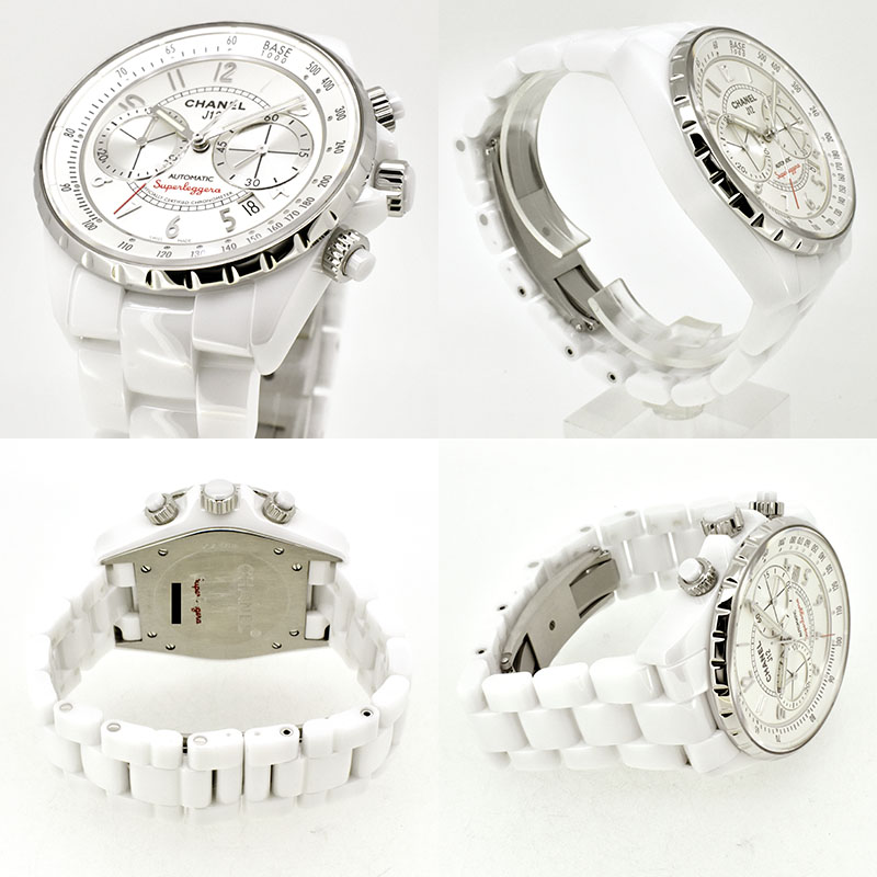 シャネル CHANEL J12 スーパーレッジェーラ H3410 41mm ホワイト