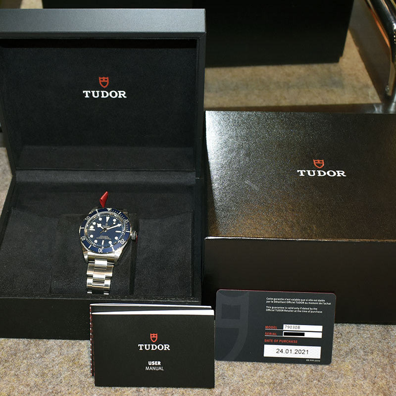 美品 TUDOR チュードル ヘリテージ ブラックベイ79030B チューダー(チュードル) TUDOR ヘリテージ ブラックベイ フィフティ