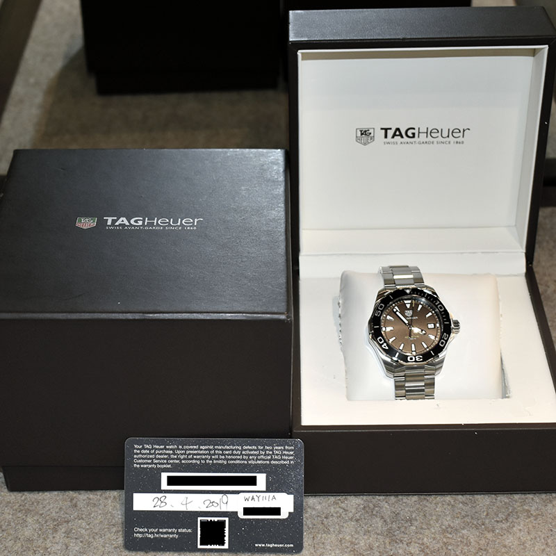 タグホイヤー アクアレーサー WAY111A. BA0928 /tagheuer TAG Heuer Aquaracer WAY111A.BA0928 S. Steel Quartz Men's Watch