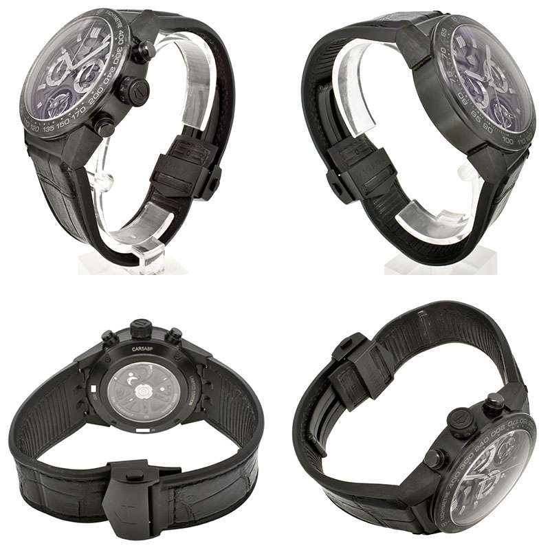 タグホイヤー TAG HEUER カレラ ホイヤー02T カーボン トゥールビヨン