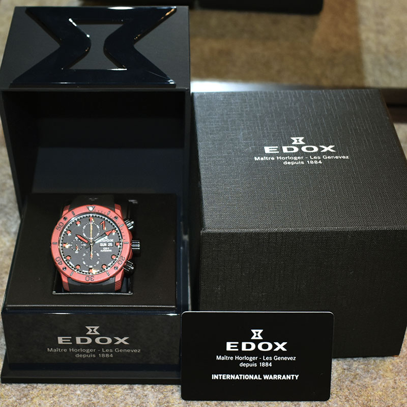 エドックス EDOX クロノオフショア1 カーボンクロノグラフ