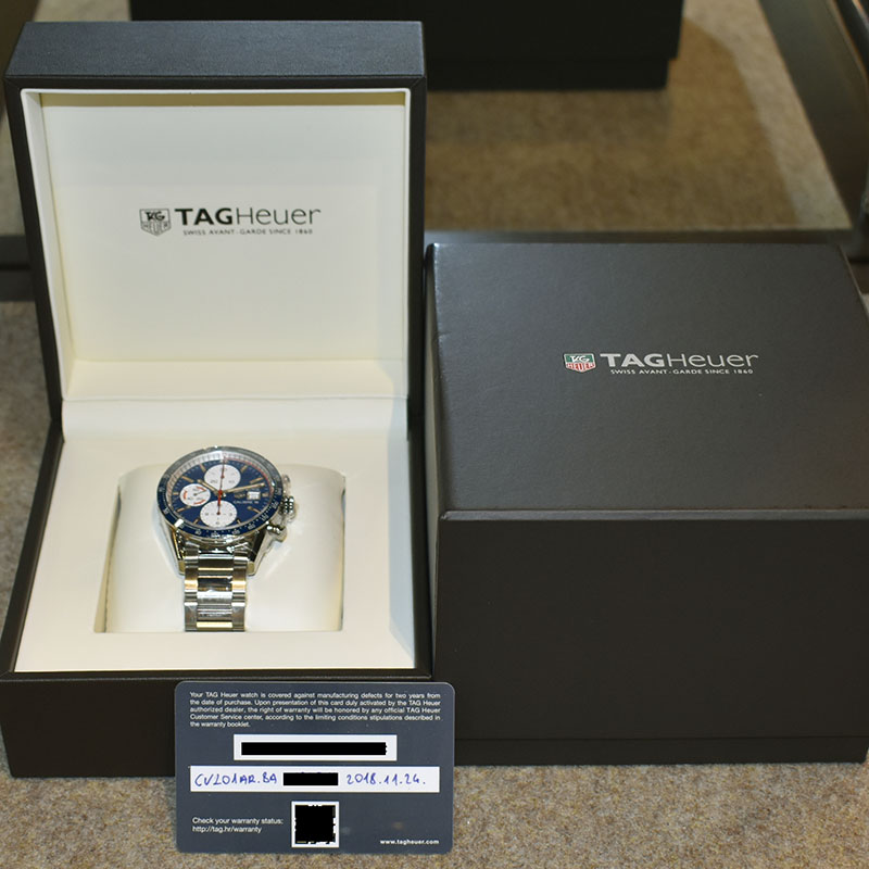 タグホイヤー TAG HEUER カレラクロノグラフ キャリバー16 CV201AR