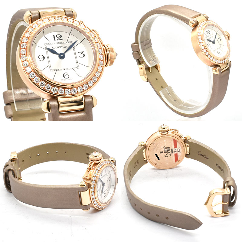 カルティエ CARTIER ミスパシャ ダイヤベゼル WJ124026 18KPG